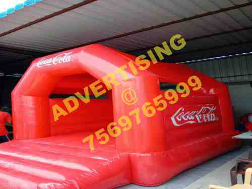 coca-cola inflatable bouncy